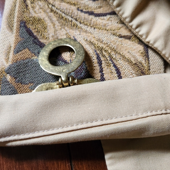 Vintage Metrax Craye Flemish Tapestries Bell Pull Brass - Picture 5 of 12